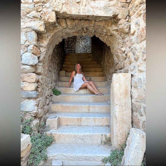 Pins and Needles white lace overlay A line dress size medium - Picture 5 of 8